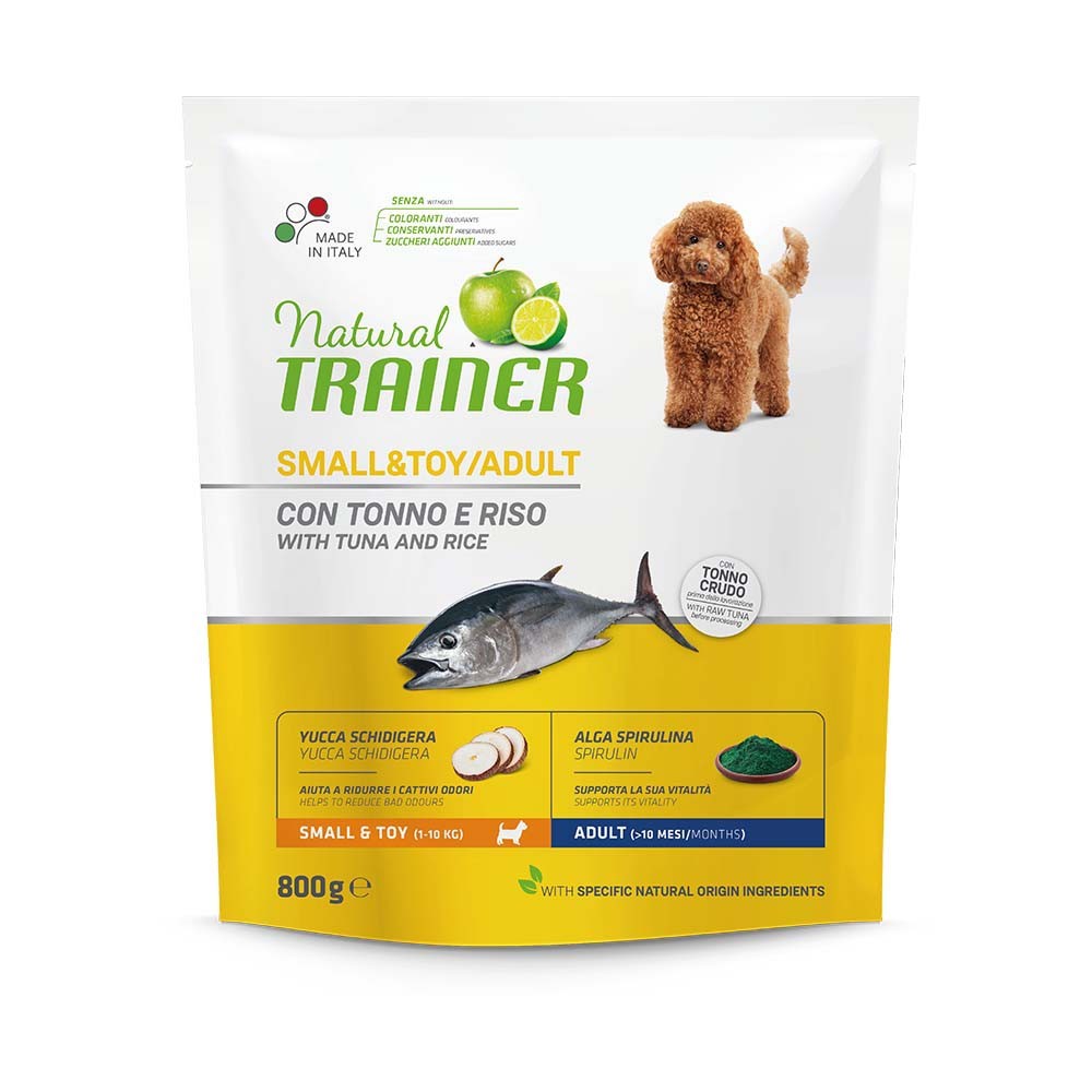 NATURAL TRAINER SMALL & TOY/ ADULT με Τόνο 800gr