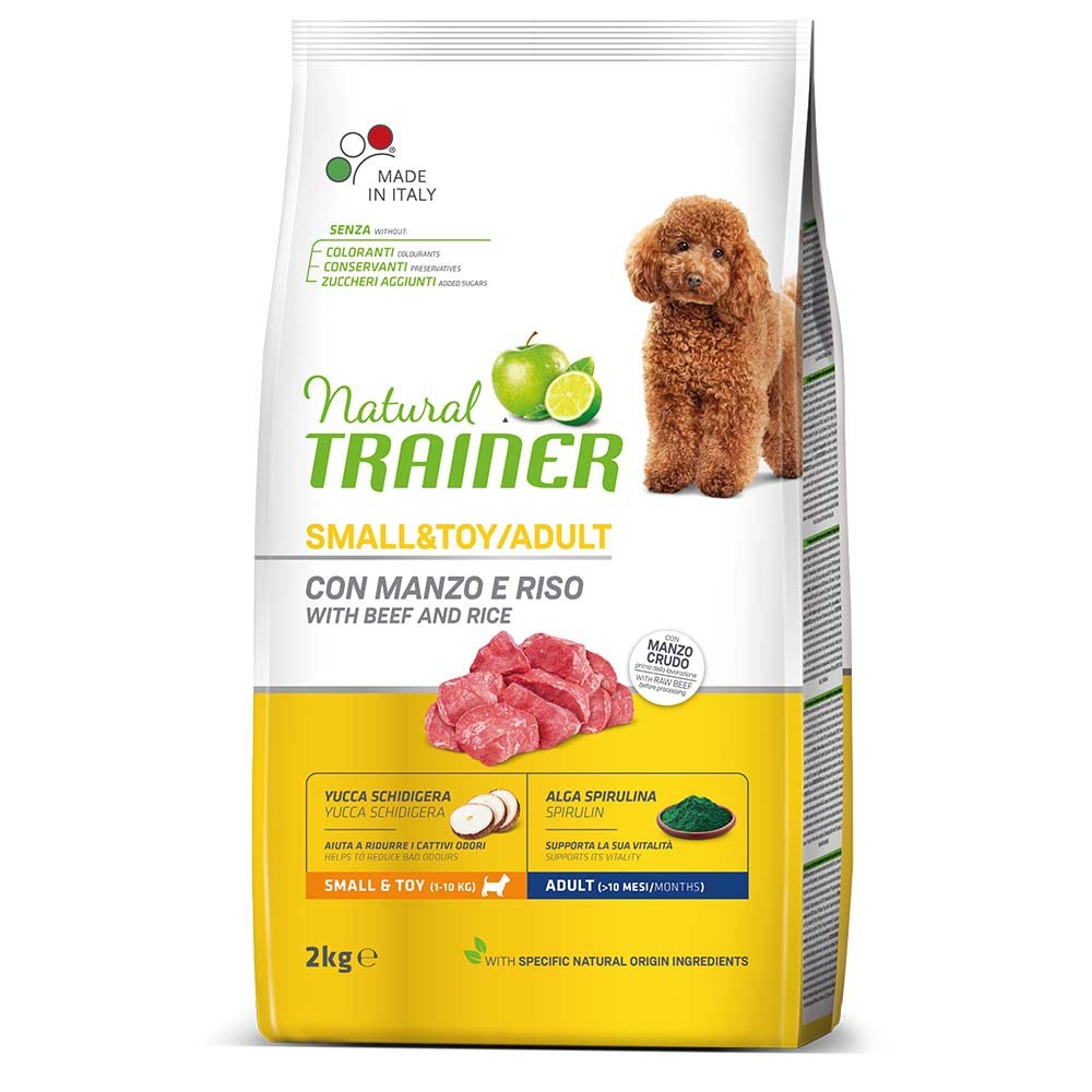 NATURAL TRAINER SMALL & TOY/ ADULT με Μοσχάρι 2kg