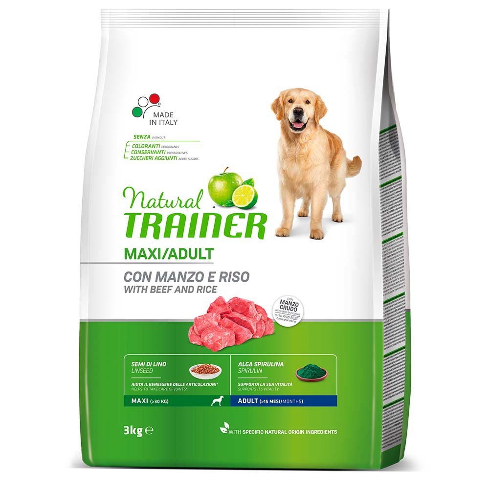 NATURAL TRAINER MAXI/ ADULT με Μοσχάρι 3kg