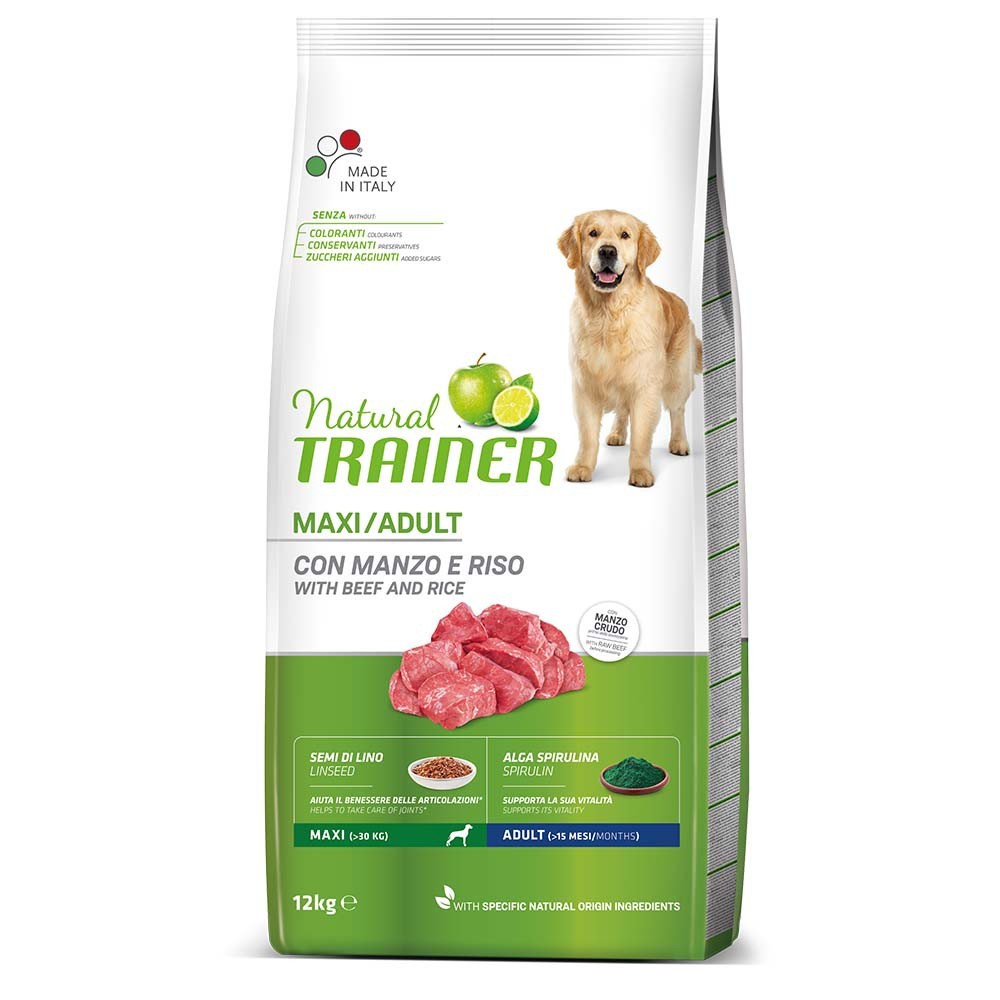 NATURAL TRAINER MAXI/ ADULT με Μοσχάρι 12kg