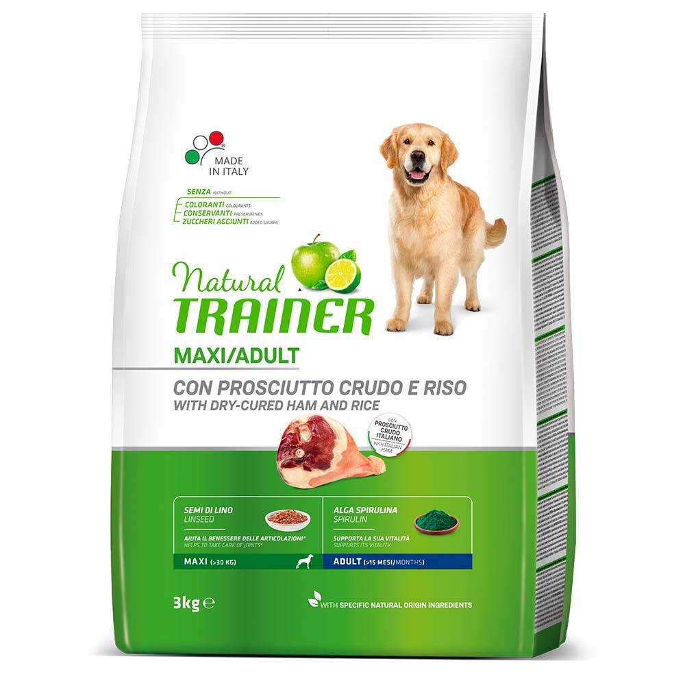 NATURAL TRAINER MAXI/ ADULT με Προσούτο 3kg