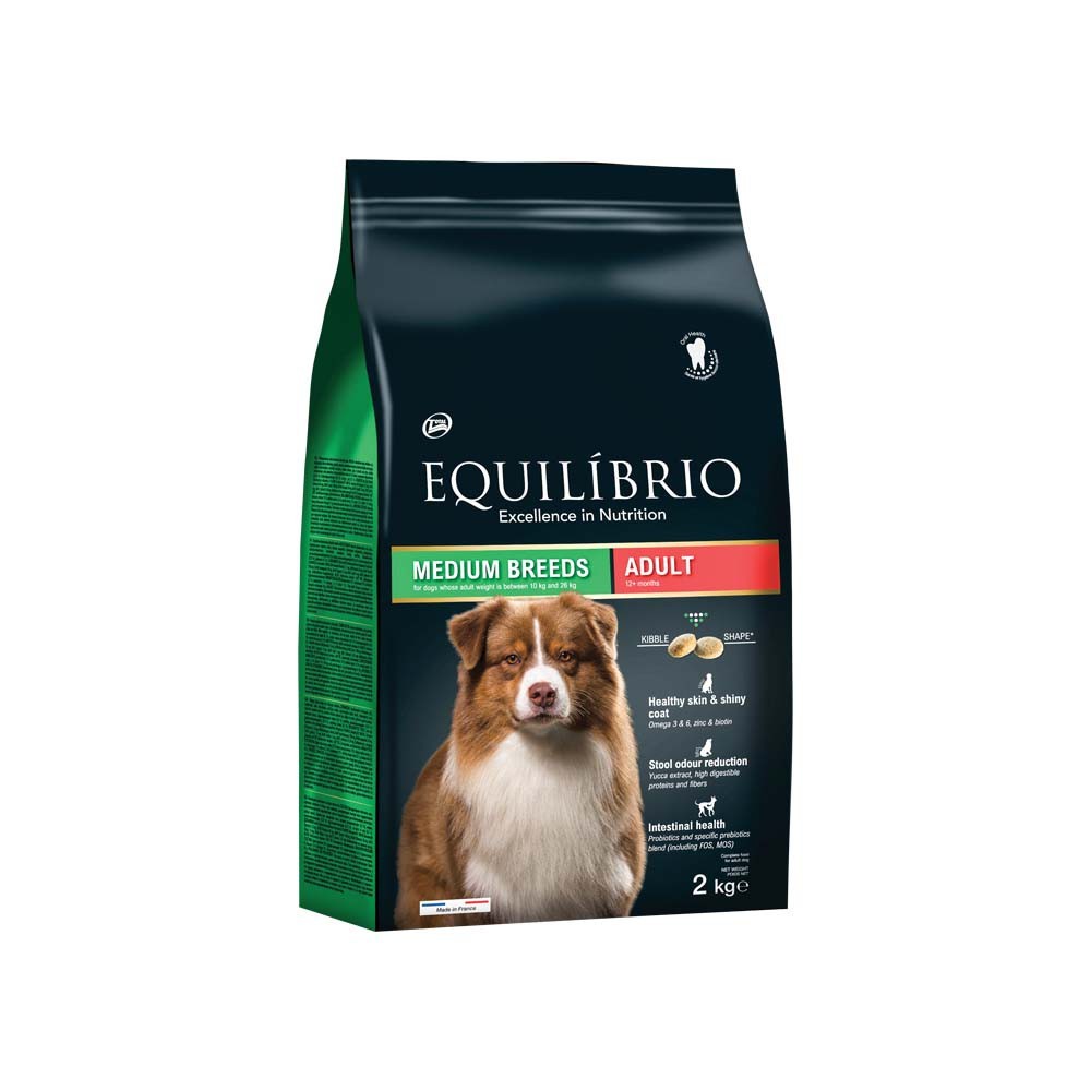 Equilibrio Adult Medium Breed με Κοτόπουλο 2kg