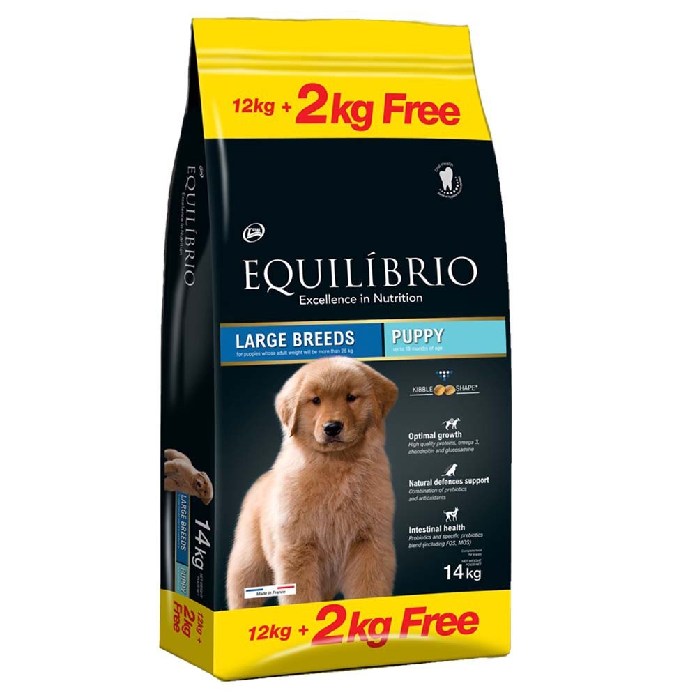 Equilibrio Puppy Large Breed με Κοτόπουλο 12kg