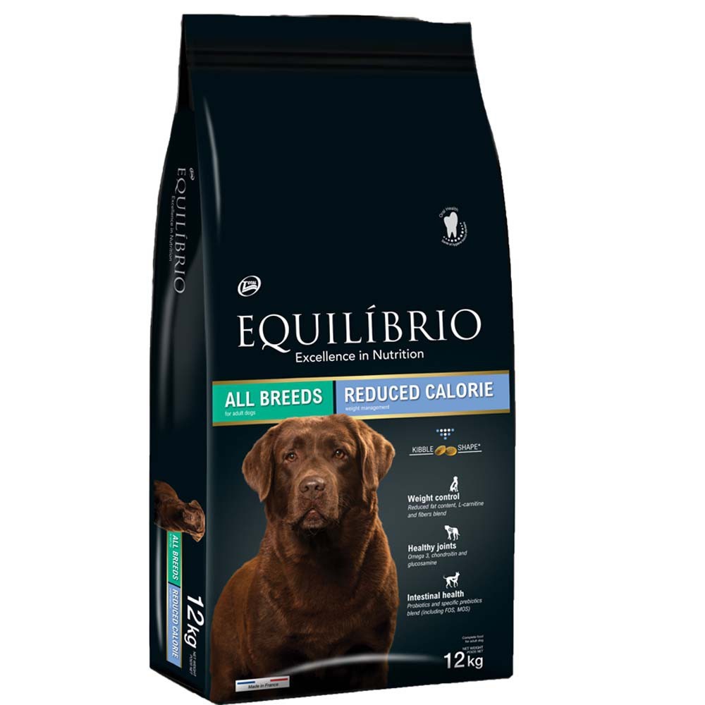 Equilibrio Reduced Calories All Breeds 12kg