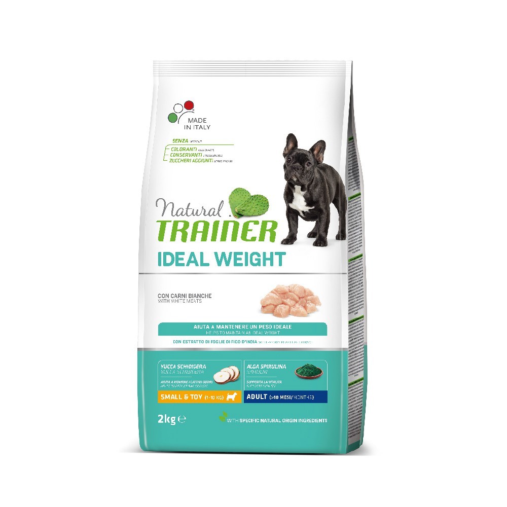 NATURAL TRAINER IDEAL WEIGHT SMALL & TOY/ ADULT με Λευκά κρέατα 2kg