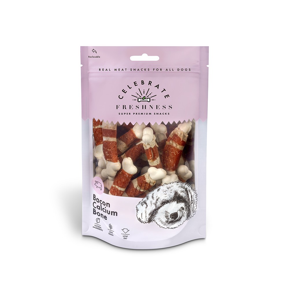 CELEBRATE FRESHNESS BACON CALCIUM BONE 100gr