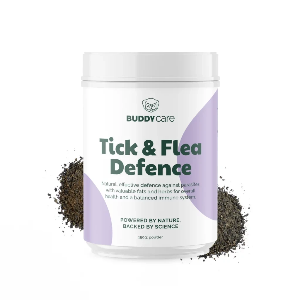 BUDDY CARE "TICK & FLEA DEFENCE" Άμυνα κατά των παρασίτων 150gr