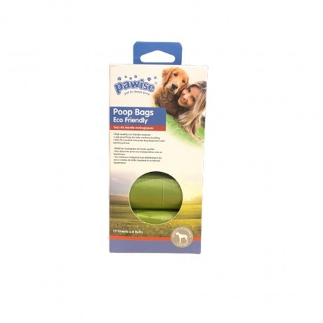 PAWISE POOP BAGS ECO FRIENDLY 8x15 rolls