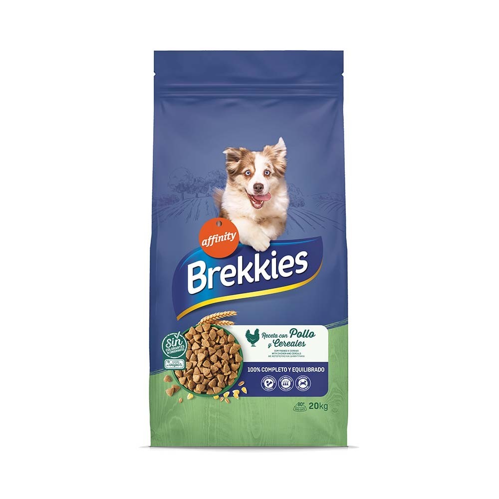 BREKKIES DOG ADULT COMPLETE για ενήλικους σκύλους με Κοτόπουλο 20kg