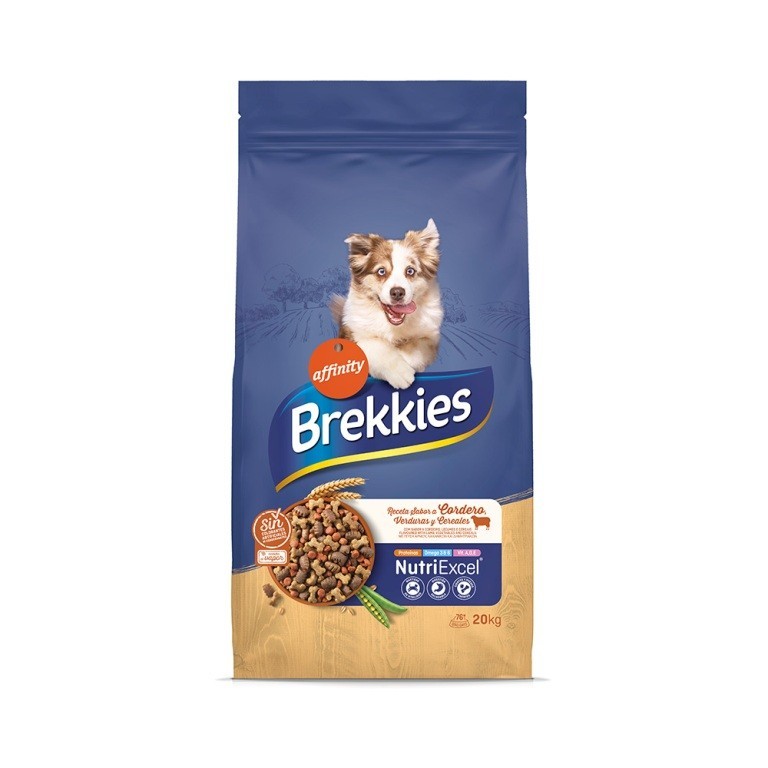 BREKKIES DOG ADULT MIX LAMB & RICE για ενήλικους σκύλους με Αρνί και ρύζι 20kg