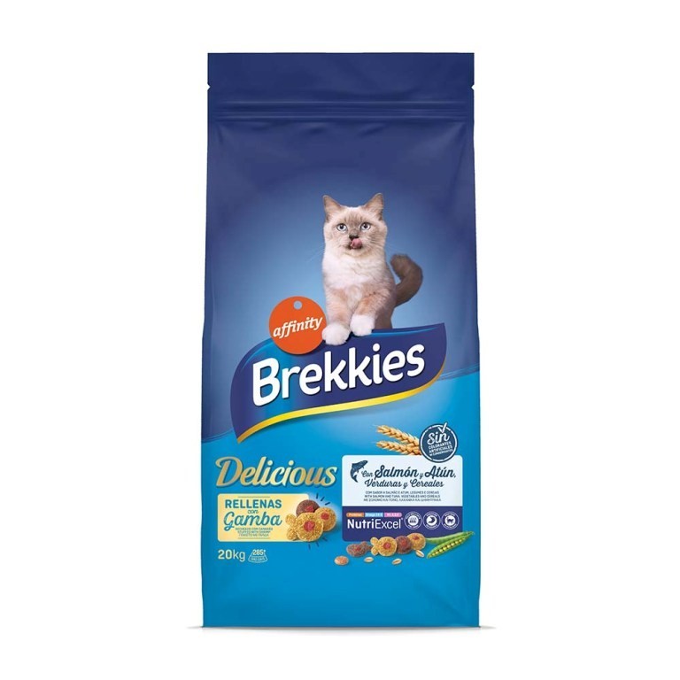 BREKKIES CAT ADULT DELICE FISH για ενήλικες γάτες με Ψάρι 20kg