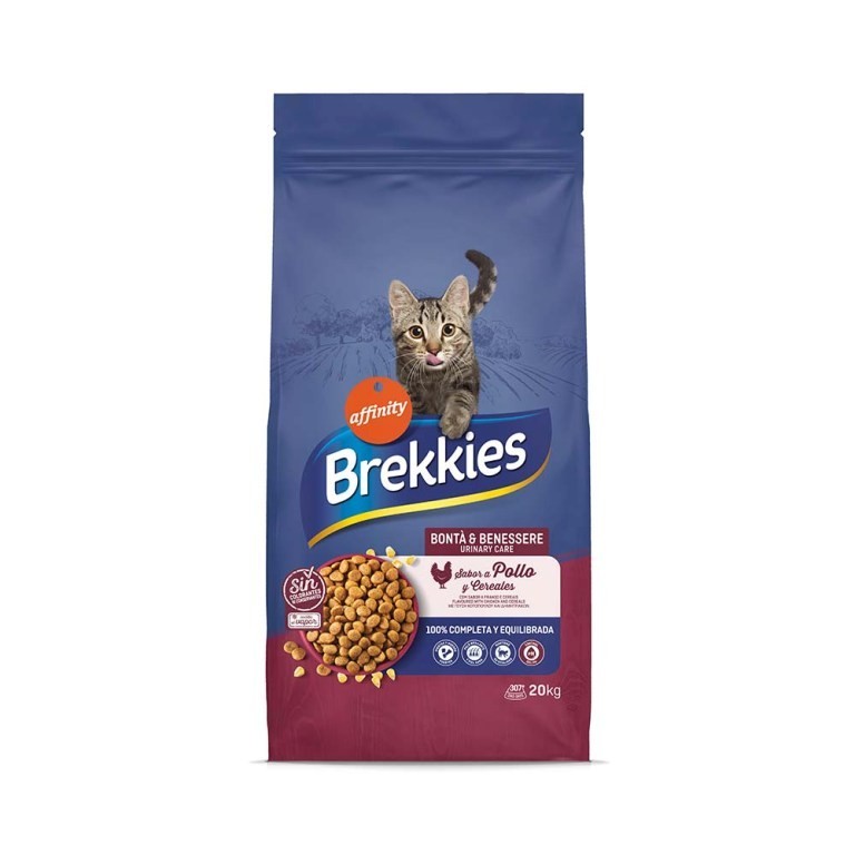 BREKKIES CAT ADULT BONTA & BENESSERE- SPECIAL CARE URINARY για ενήλικες γάτες με προβλήματα ή ευαισθησία στο ουροποιητικό σύστημα 20kg