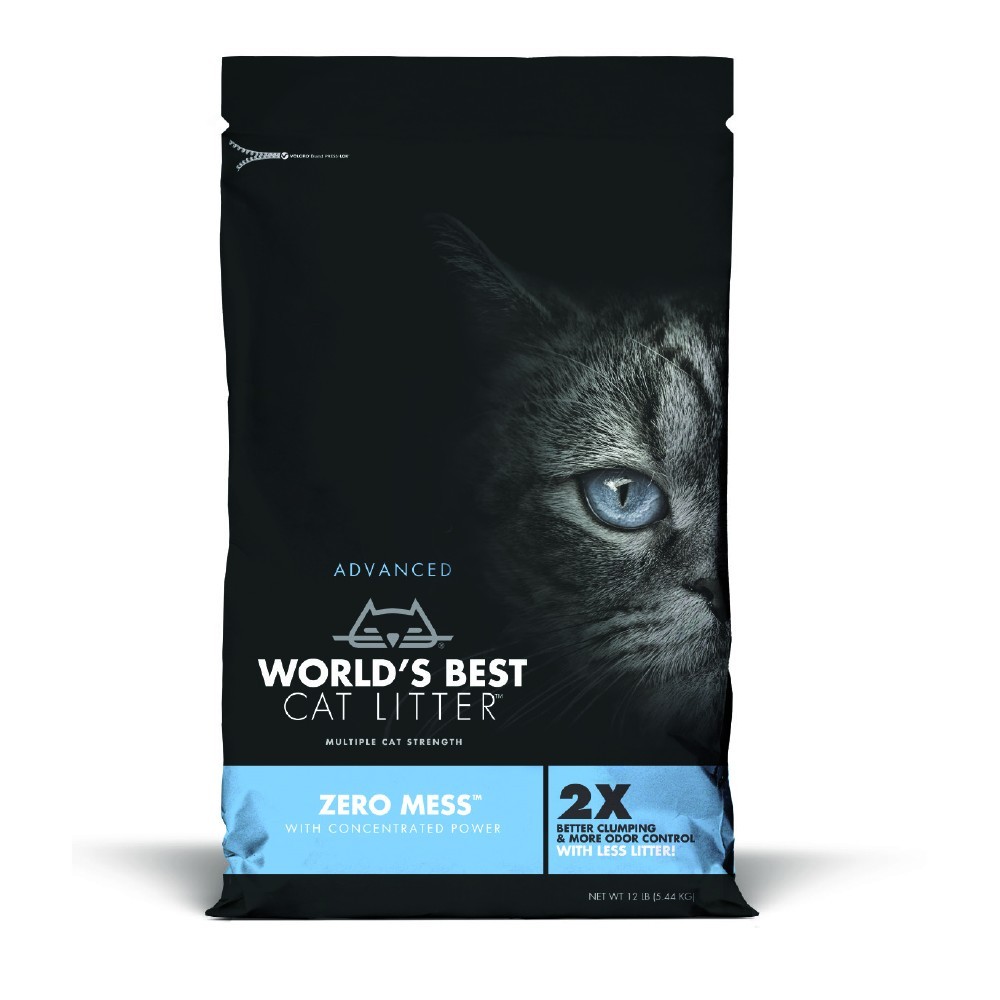 World's Best Cat Litter Clumping ZERO MESS ORIGINAL Σειρά άμμου γάτας Advanced 5,44kg