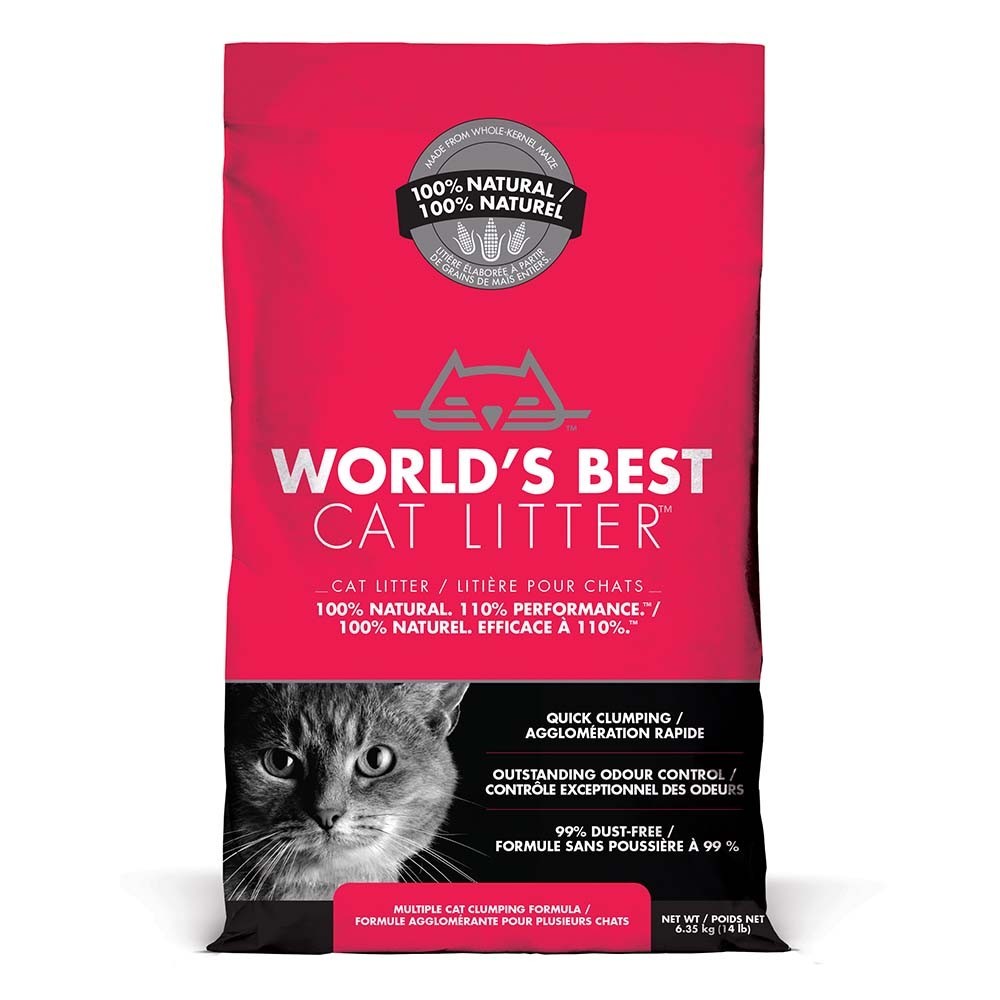 World's Best Cat Litter Multiple Cat Clumping Σειρά άμμου γάτας Original 6,35kg