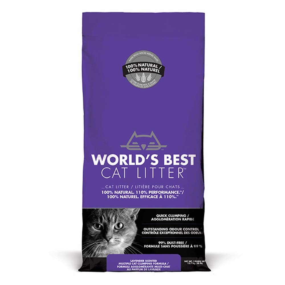 World's Best Cat Litter Multiple Cat Lavender Σειρά άμμου γάτας Original 12,7kg