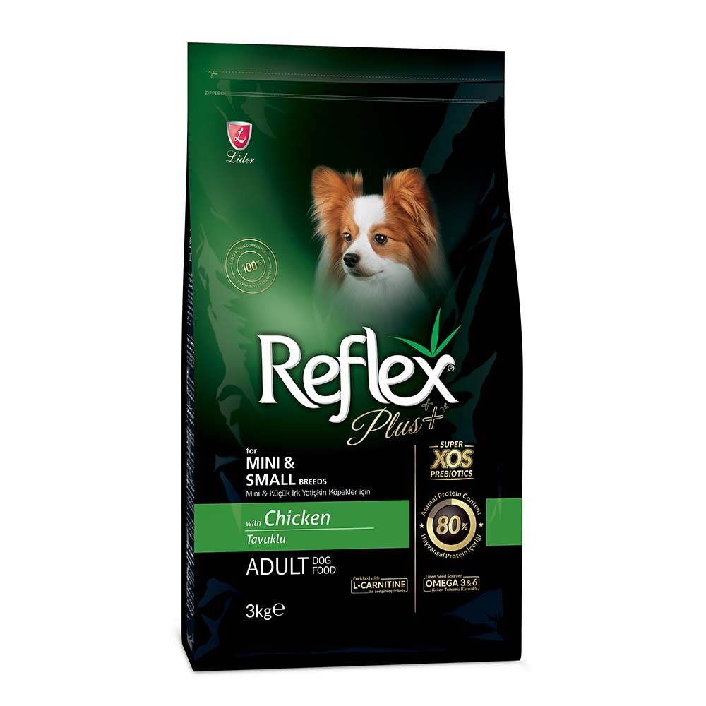 REFLEX PLUS MINI/SMALL ADULT CHICKEN Ξηρά τροφή για ενήλικους σκύλους μικρόσωμων φυλών, με κοτόπουλο 3kg