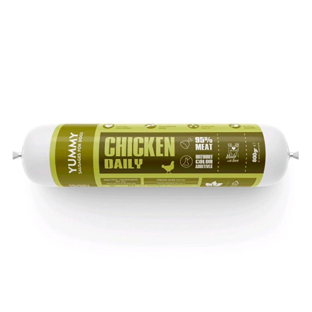 Nature's Food Yummy Chicken Daily Σαλάμι Σκύλου με Κοτόπουλο 400gr