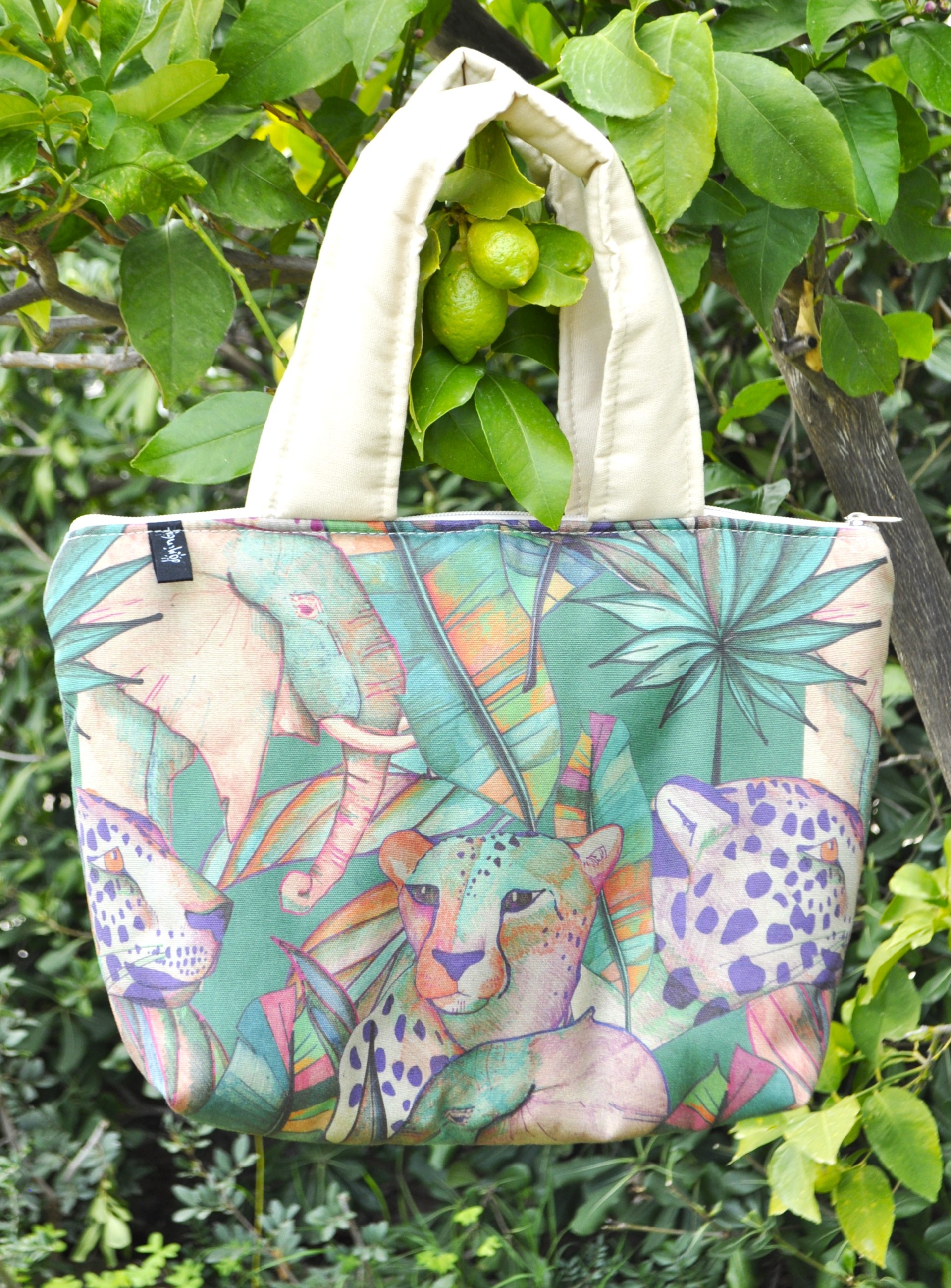 Puffer tote bag jungle mpez 03