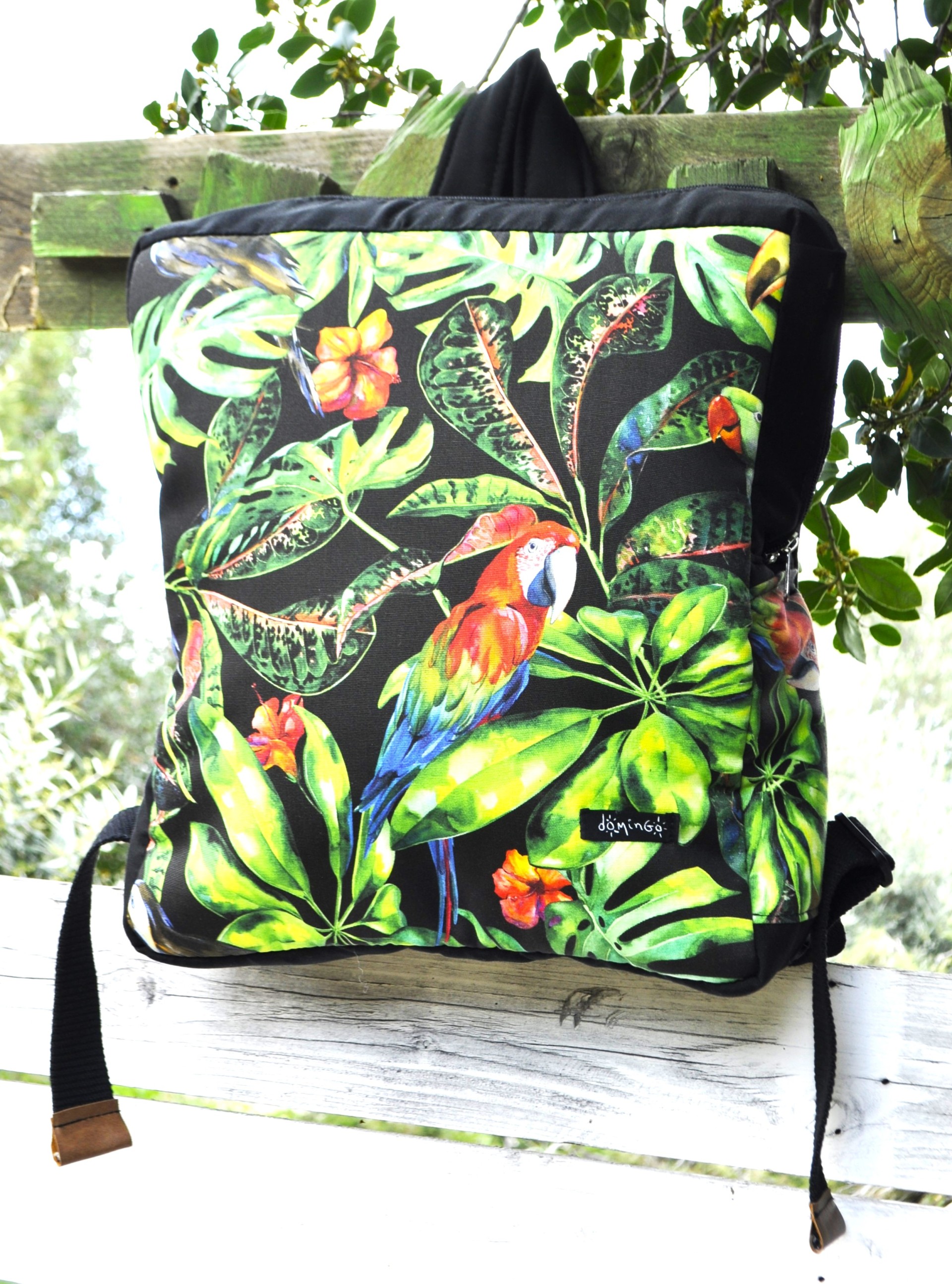 Puffer large backpack jungle black 01