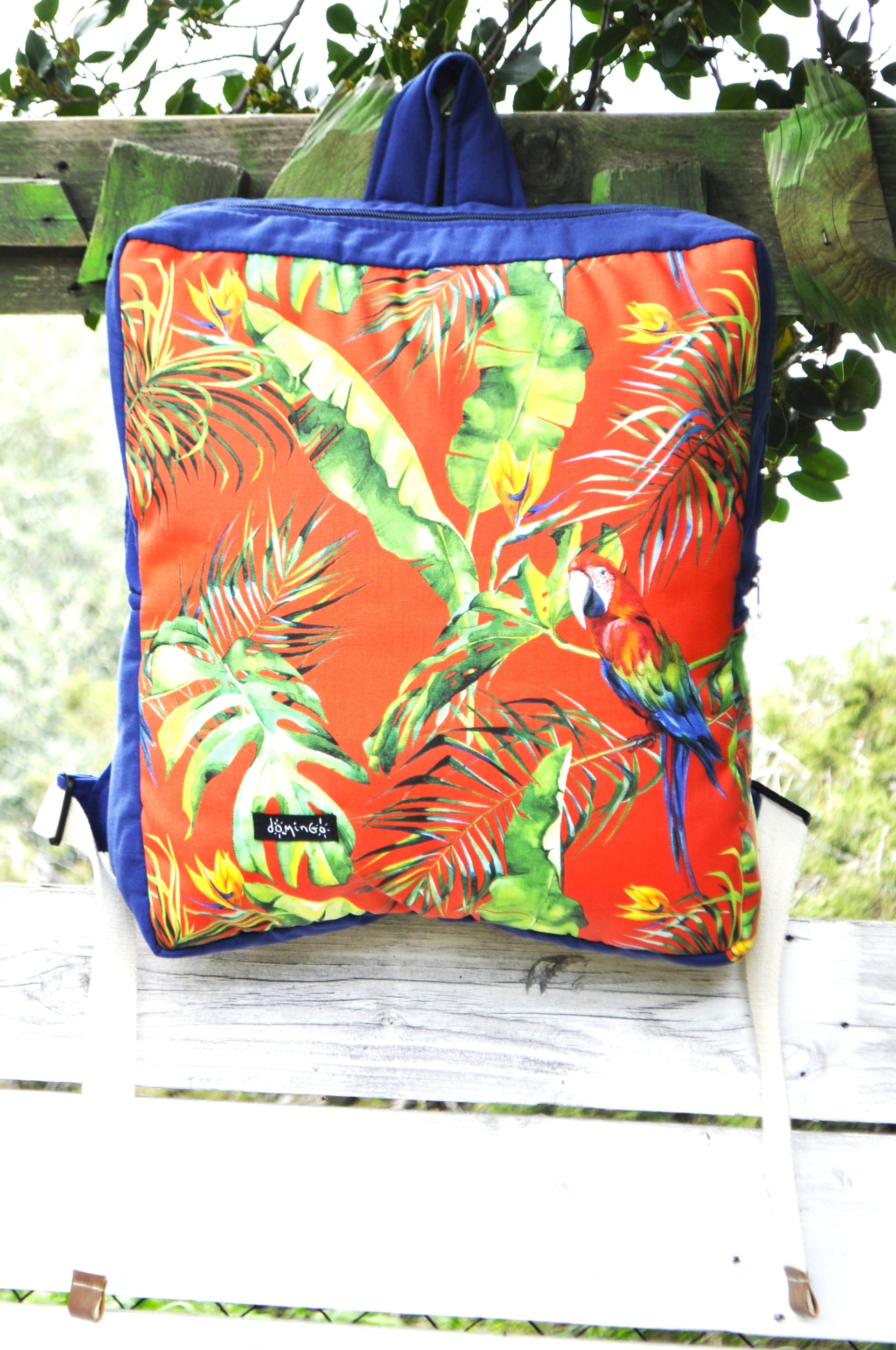 Puffer large backpack jungle orange 01