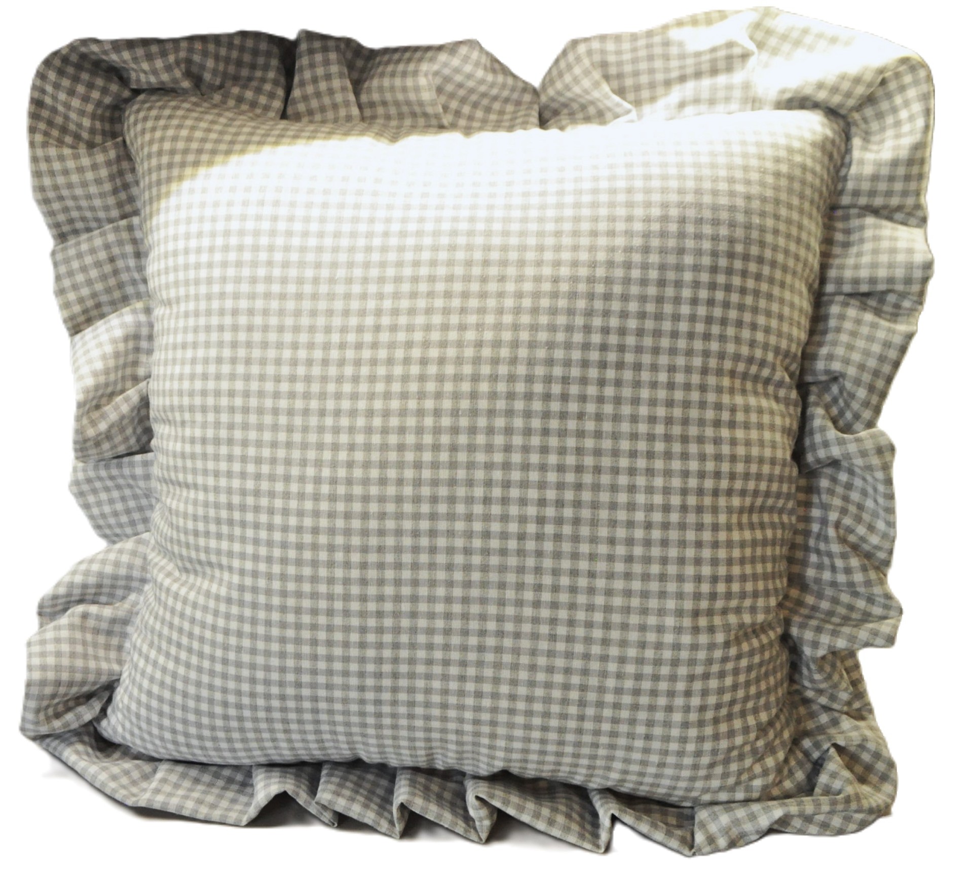 Country pillow grey cart 01