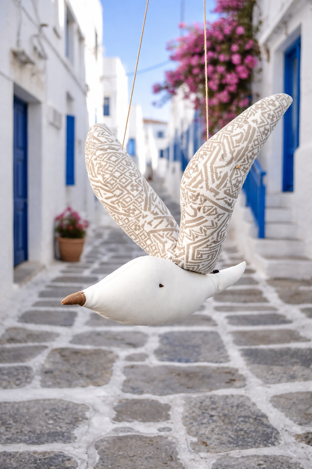 Beige Breeze Bird – Διακοσμητικό Κρεμαστό