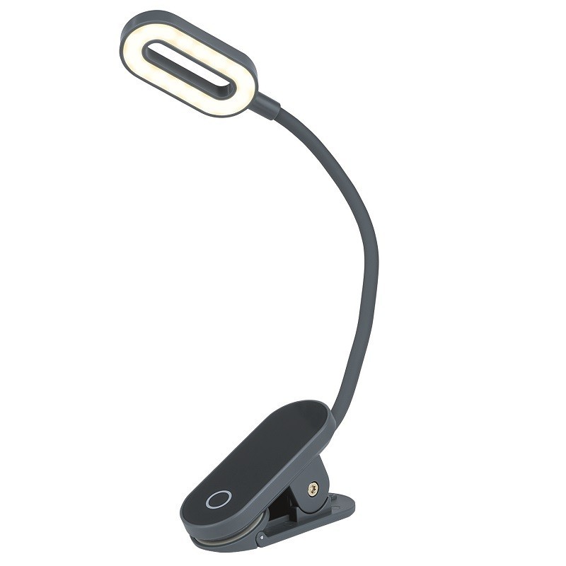 ΦΩΤΑΚΙ ΔΙΑΒΑΣΜΑΤΟΣ USB-C ΚΛΙΠ ΑΦΗΣ 80 lumen- ΓΚΡΙ