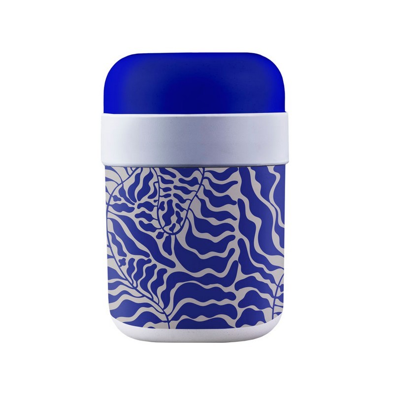 BIOLOCO PLA ΦΑΓΗΤΟΔΟΧΕΙΟ POT - BLUE LEAVES