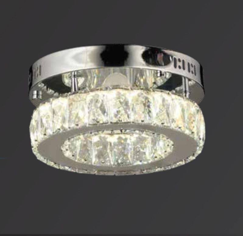 LED φωτιστικό οροφής "crystal ring"
