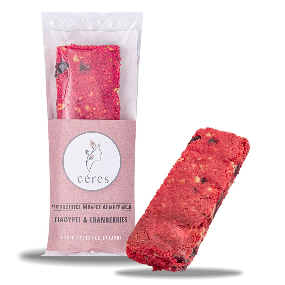 Μπάρα Δημητριακών Ceres Γιαούρτι & Cranberries