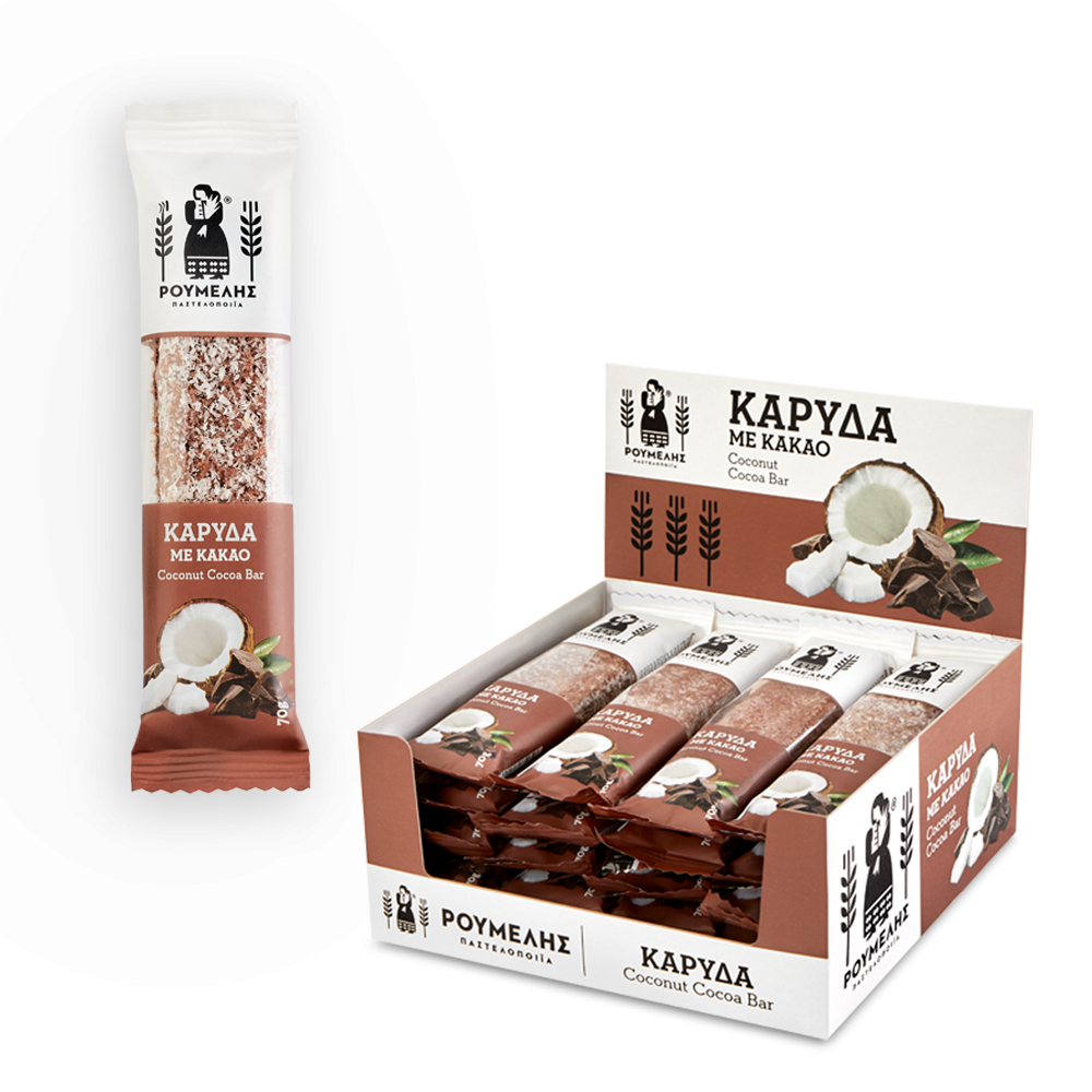 ΜΠΑΡΑ ΚΑΡΥΔΑΣ ΚΑΚΑΟ 70γρ
