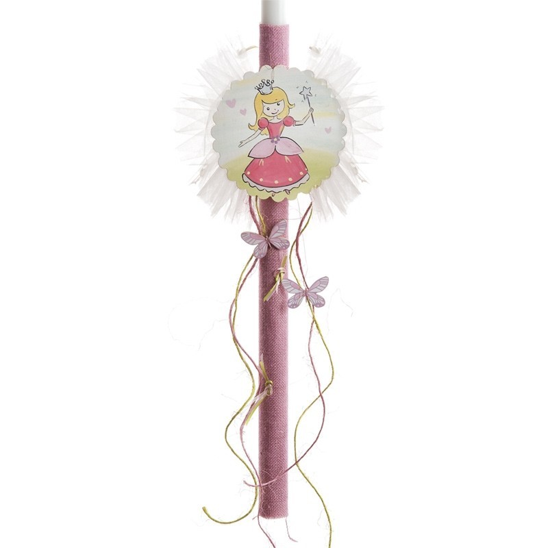 Λαμπάδα Βάπτισης Πριγκίπισσα