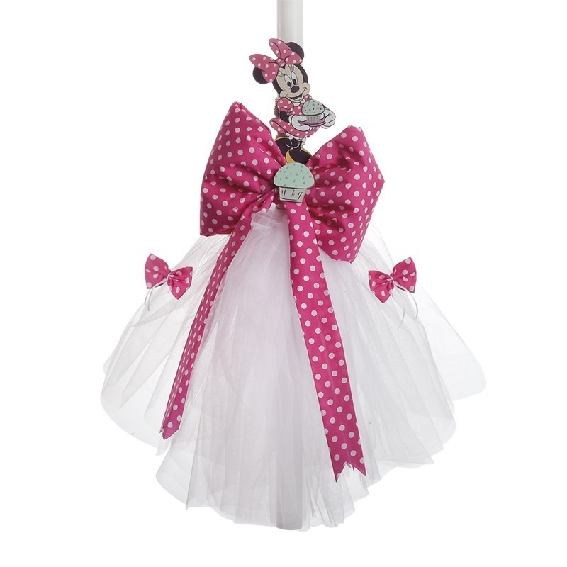 Λαμπάδα Βάπτισης Minnie Café