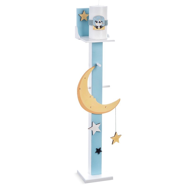 Κρεμάστρα - Λαμπάδα Βάπτισης Panda