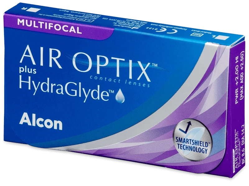 Air Optix plus HydraGlyde Multifocal (6 Πολυεστιακοί φακοί)