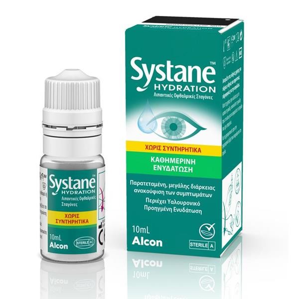 SYSTANE HYDRATION ΧΩΡΙΣ ΣΥΝΤΗΡΗΤΙΚΑ 10ML