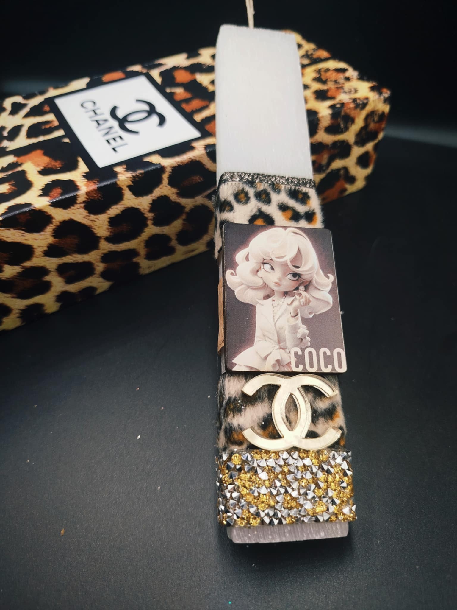 Λαμπάδα Channel animal print