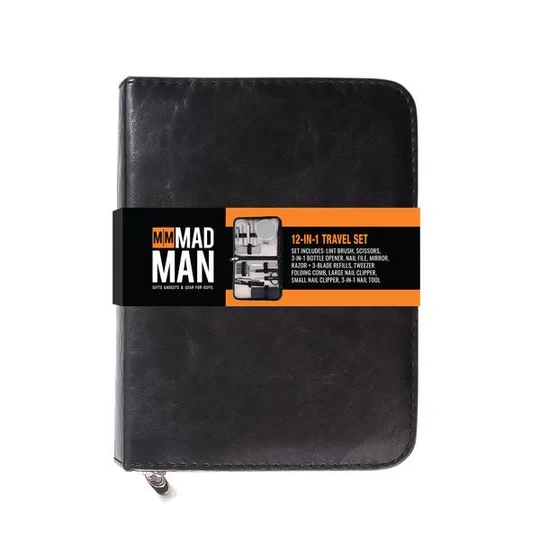 MAD MAN – Σετ Ταξιδιού 12 σε 1 μαύρο