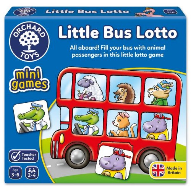 Orchard Toys Little Bus Lotto Mini Game