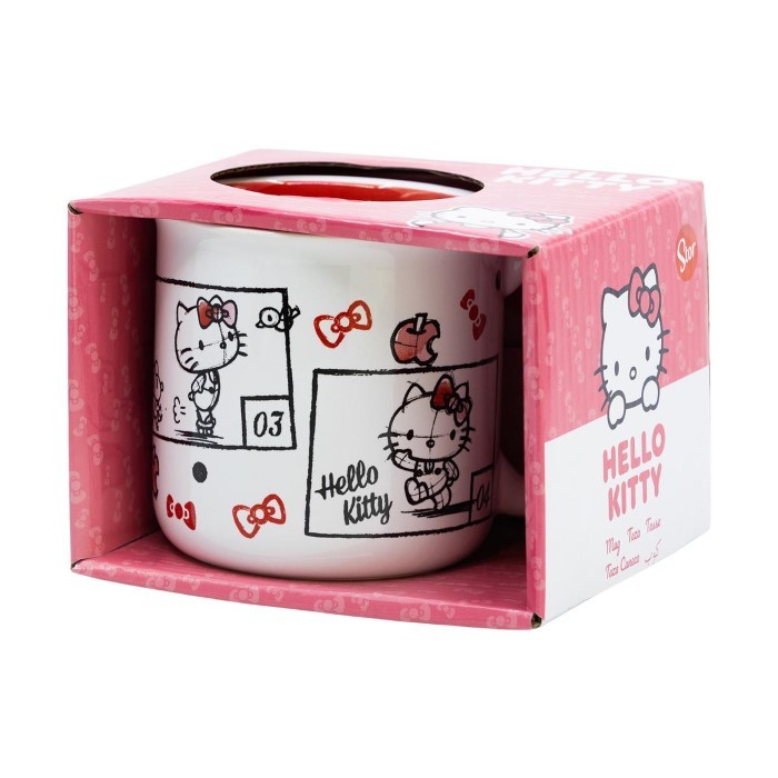 STOR Κεραμική κούπα HELLO KITTY 400ml σε Κουτί δώρου 