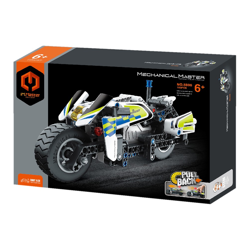 Mechanical Master κατασκευή Pull back Μηχανη Αστυνομίας 5806