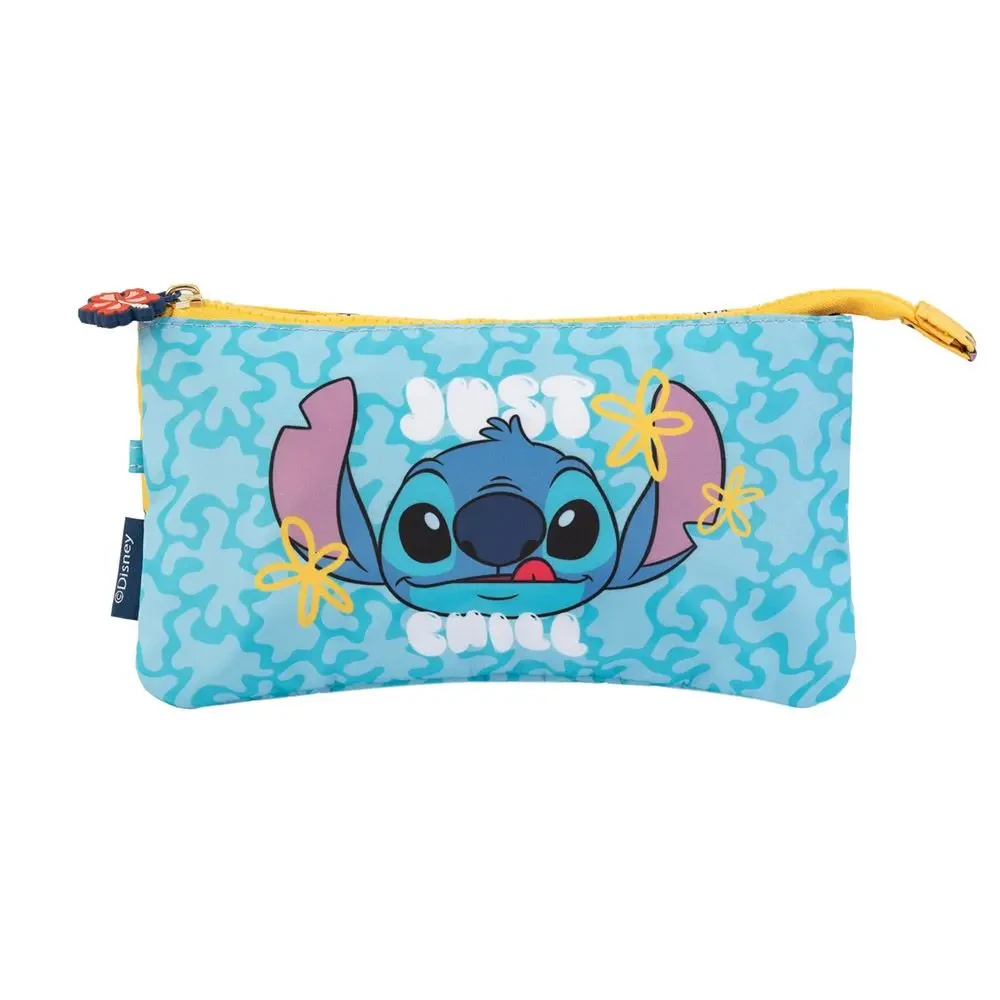 Κασετίνα τριπλή Disney Stitch Tropical