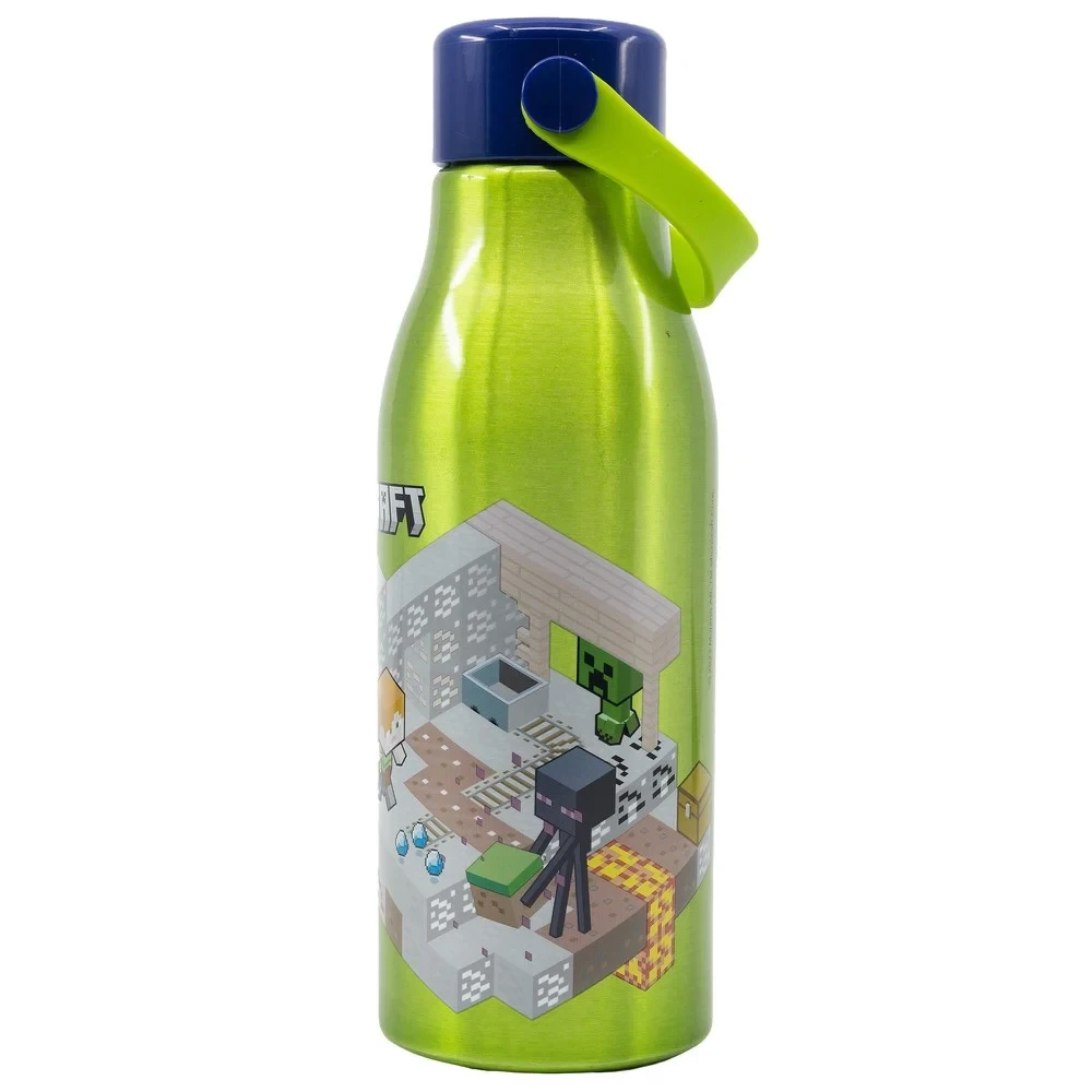 Stor Mπουκάλι αλουμινίου με λαβή 760ml Minecraft