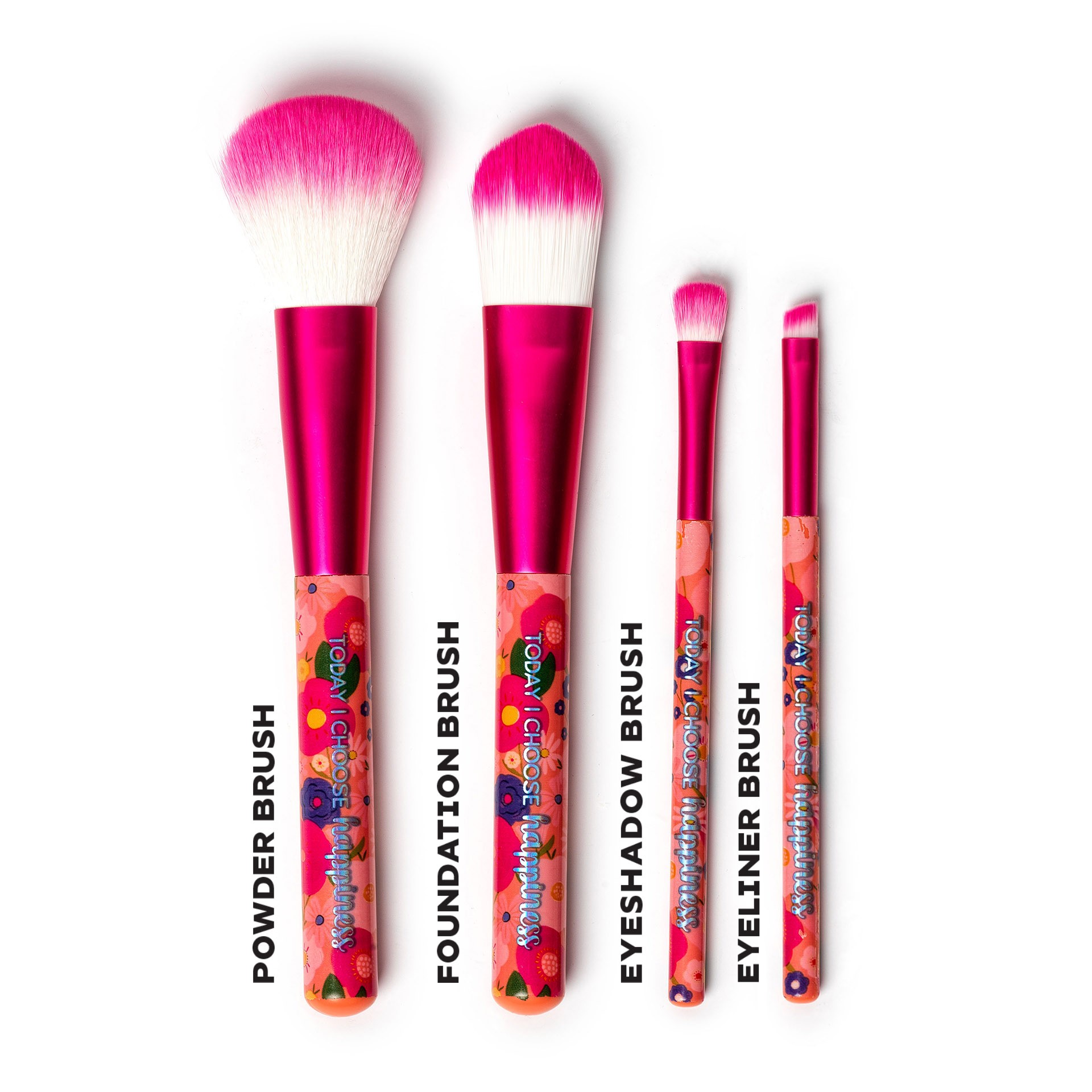 ΣΕΤ 4 ΠΙΝΕΛΑ ΜΑΚΙΓΙΑΖ LEGAMI OH MY GLOW! FLOWERS