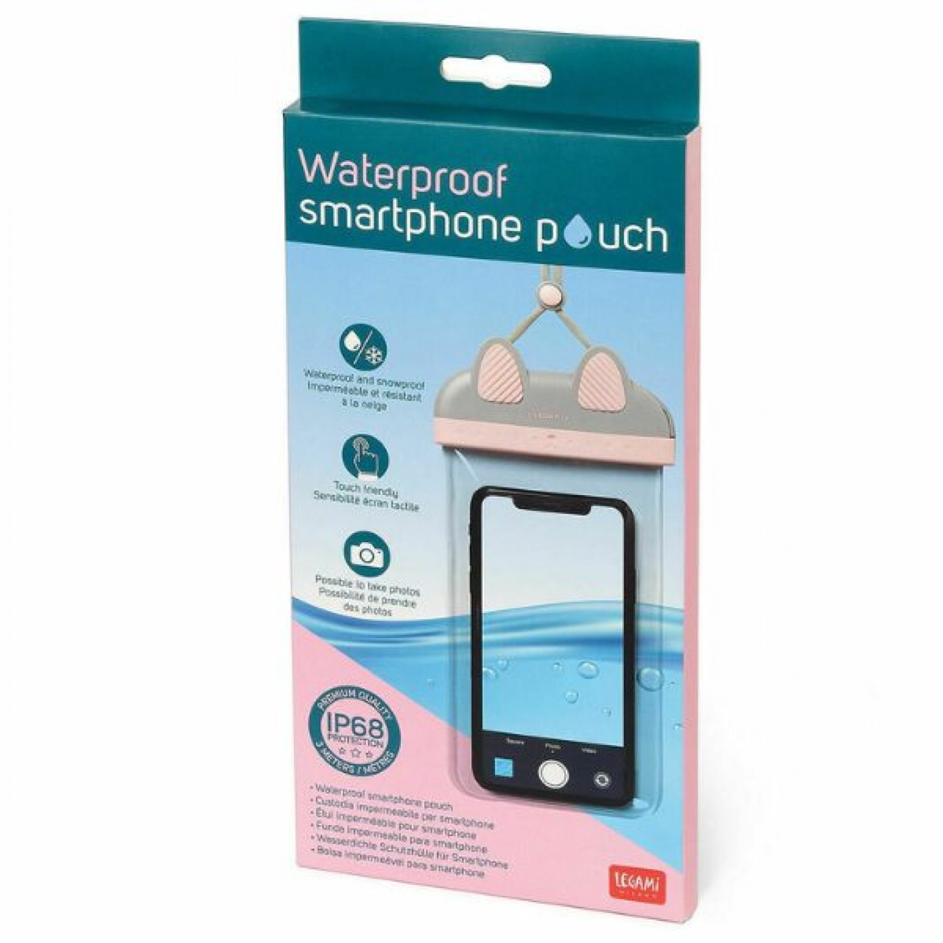 Legami Waterproof smartphone pouch ΑΔΙΑΒΡΟΧΗ ΘΗΚΗ ΚΙΝΗΤΟΥ ΑΥΤΑΚΙΑ ΓΑΤΑΣ