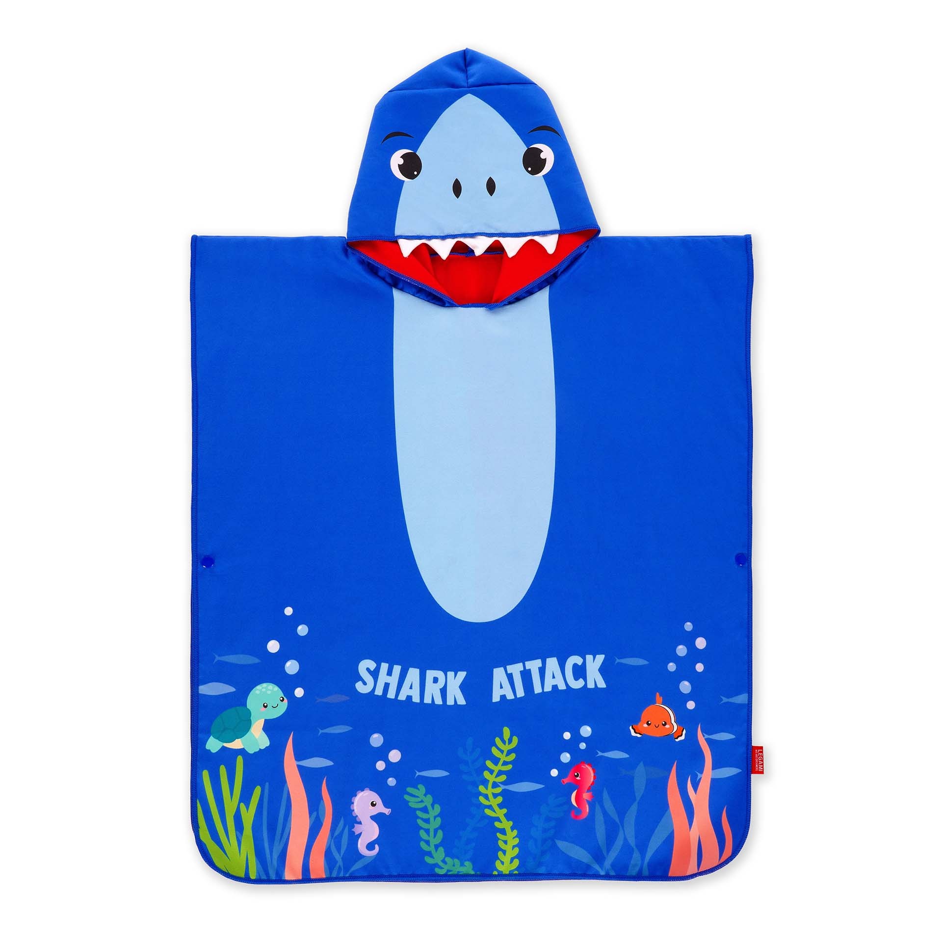 Legami παιδικό poncho Shark