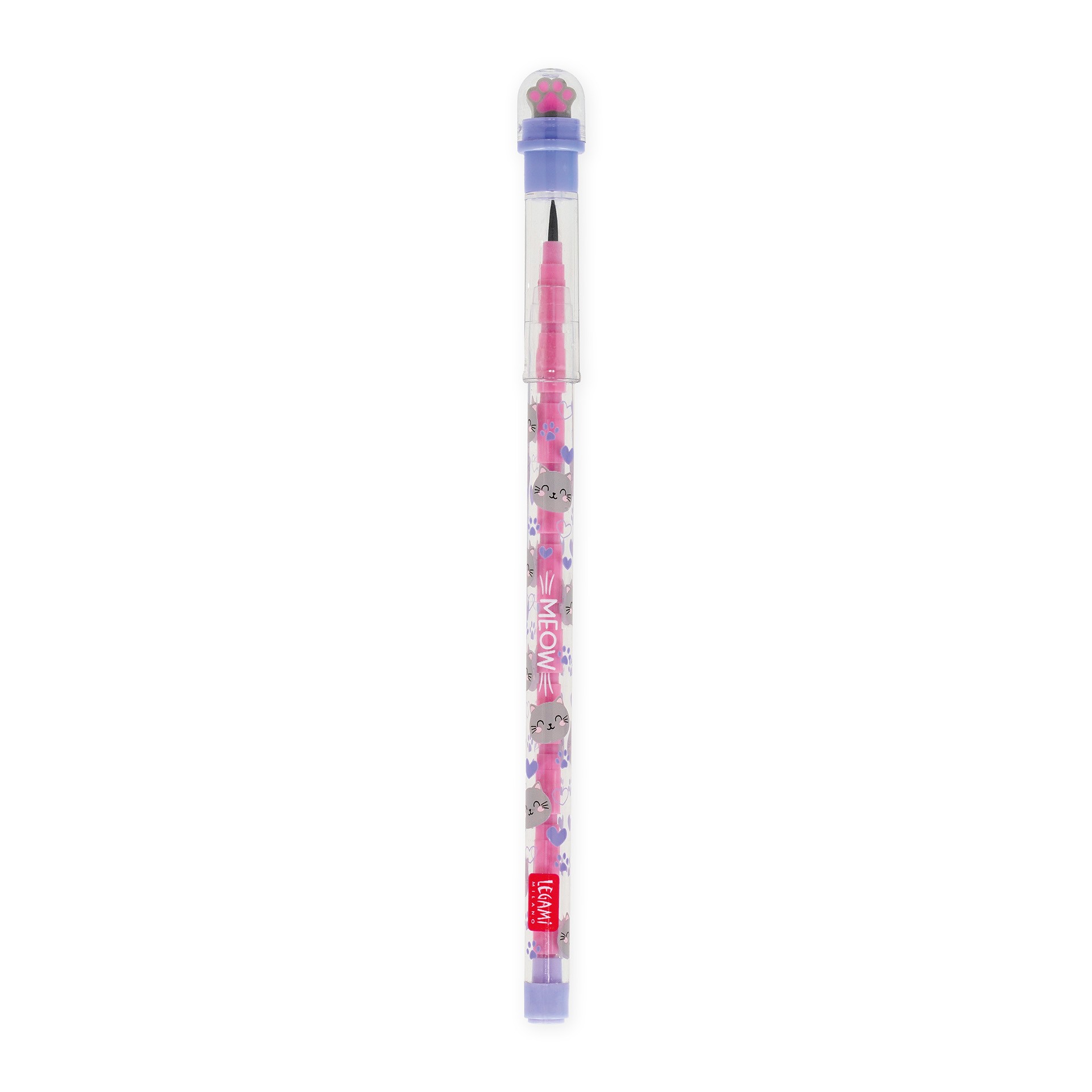 Legami Stackable Pencil Με Γόμα Take a Tip Kitty 