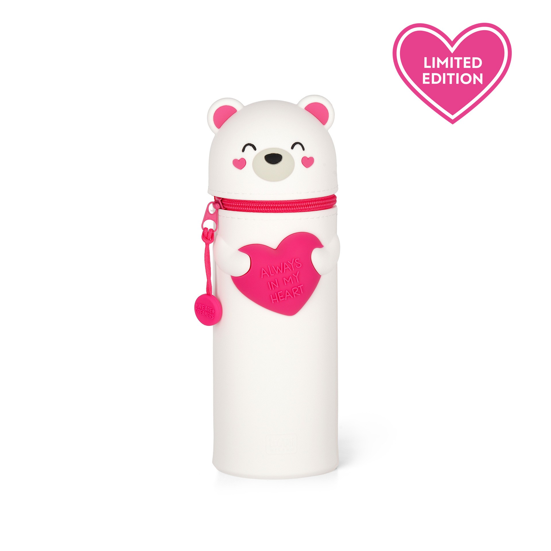 Legami Kawaii Κασετίνα Σιλικόνης Teddy Bear Limited Edition St.Valentine