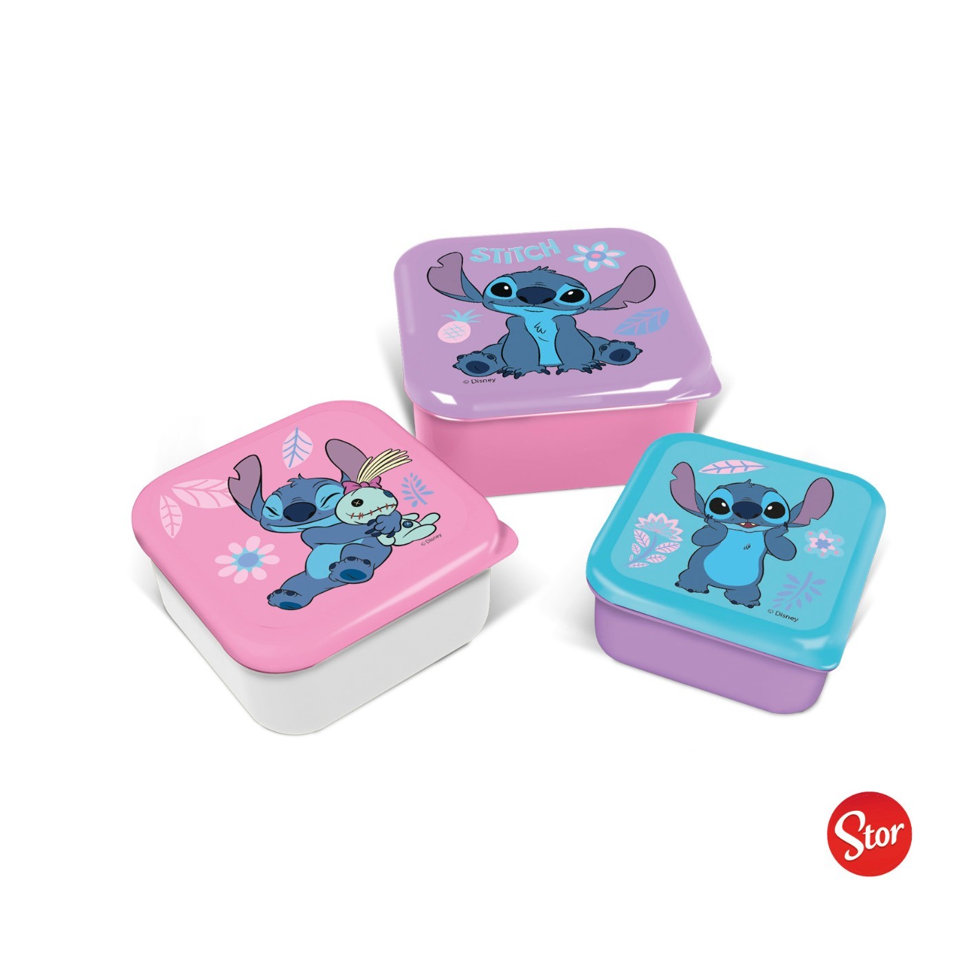 Σετ 3 φαγητοδοχεία Stitch