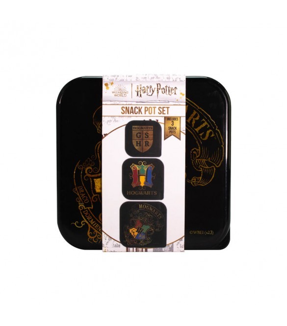 ΣΕΤ 3 ΔΟΧΕΙΑ ΦΑΓΗΤΟΥ ΧΑΡΙ ΠΟΤΕΡ - HARRY POTTER 3 IN 1 SNACK POTS 